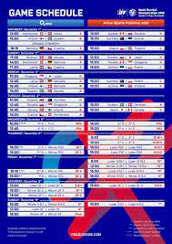 Hier findest du den kompletten spielplan der em 2021 sowie die ergebnisse aller spiele. Spielplan Der Herren Wm Veroffentlicht Floorball Deutschland