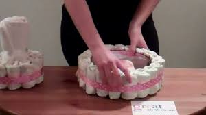 Keep it simple by asking baby shower guests to bring only here are 14 creative baby shower diaper gifts and decorations that you can make yourself — and many are available for purchase, too. How To Make A Nappy Cake Two Minute Tutorial With Printable Instruction Sheet Youtube