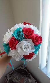 There are many flower varieties in different hues of red ideal for wedding bouquets. Turquoise And Red Wedding Decorations