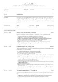 truck driver resume & writing guide