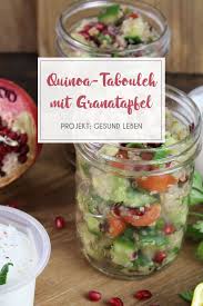 Rezept Quinoa Tabouleh Mit Granatapfelkernen Und Minzjoghurt Meal Prep Projekt Gesund Leben Rezept Rezepte Lebensmittel Essen Gesundes Essen