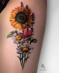 Sunflowers lace and roses # flowertattoo # lacetattoo # sunflower # tattoo # ink # rosetattoo. Skull And Sunflower Tattoo Meaning Tattoo Designs Ideas
