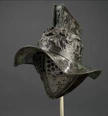 Some gladiators, specifically myrmillones, also wore bronze galeae with face masks and decorations, often a fish on its crest. Ancient Roman Gladiator Helmet Unearthed In The Arena At Pompeii Interestingasfuck