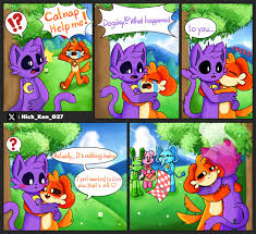 Dogday X Catnap ] ⁉️Help meee Dogday Catnap PoppyPlaytimeCatnap  PoppyPlaytime3fanart smilingcritterfanart smilingcriters  smilingcritterau