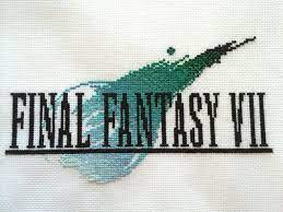 Compliance with initial order details. Final Fantasy Vii Logo Cross Stitch Complete By Greyremnant Deviantart Com On Deviantart Geek Cross Stitch Final Fantasy Cross Stitch