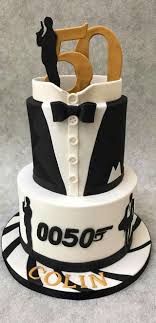 Para Un Super 007 James Bond Cake Dad Cake Tuxedo Cake