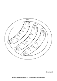 Moreover, every human has his/her own way of expressing themselves, and many children make fictional things in their minds. Sausage Coloring Pages Coloring Home