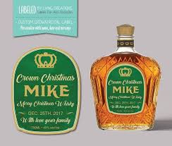 Label For Whiskey Apple Bottle Christmas Label Etsy In 2020 Wine Bottle Stickers Apple Gifts Personalized Labels