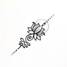 Image Result For Unalome Lotus Flower Meaning Unalome Tattoo Sternum Tattoo Tattoos