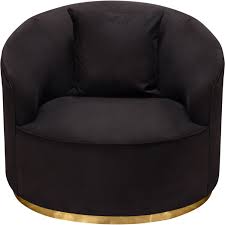 Therefore, when picking an acccent chair to complement your sofa, have fun with it! Diamond Sofa Ravenchbl Raven Curved Accent Chair In Black Suede Velvet Brushed Gold