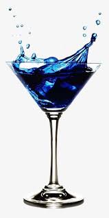 Copas De Coctel Azul Azul Cocktail Copa De Vino Imagen Png Morden Art Color Pencil Art Colored Pencil Artwork