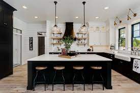 The 15 Most Beautiful Modern Farmhouse Kitchens On Pinterest Sanctuary Home Decor Modern Farmhouse Kitchens Kitchen Style Home Decor Kitchen