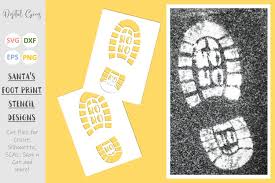 619,960 downloads (67 yesterday) shareware. Santa Foot Print Stencils Svg Eps Dxf Png Files 160015 Svgs Design Bundles