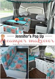 Whether you're looking to give your own rv a makeover sometime or you just want to brainstorm for the future — or, heck, just ogle pretty rigs, who could blame you? Jennifer S Pop Up Camper Makeover The Pop Up Princess Pop Up Camper Camper Makeover Remodeled Campers