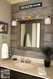 Coastal Bath Makeover I Would Love To Do This In The Upstairs Bath Beach Bathroom Decor Beach Theme Bathroom Beachy Bathroom