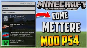 Minecraft is undoubtedly one of the most exciting games developed in. Come Mettere Le Mods Su Minecraft Ps4 Bedrock Edition Installare Mod Addons Minecraft Ps4 Bedrock