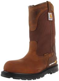 Carhartt Men S 11 Wellington Waterproof Steel Toe Leather Pull On Work Boot Cmp1200 Bison Brown 10 M Us Work Boots Men Waterproof Steel Toe Boots Work Boots