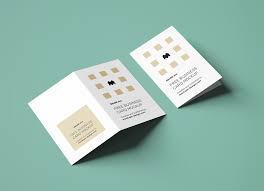Here are some custom sizes that are available here in uprinting: Folded Business Card Size Promotions
