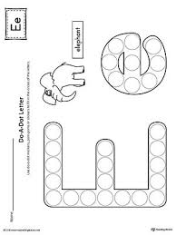 Letter E Do A Dot Worksheet Dot Worksheets Preschool Letters Letter E Craft