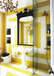 White gloss bathroom floor tiles 2021. 36 Bright And Sunny Yellow Ideas For Perfect Bathroom Decoration