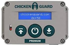 amazon com chickenguard premium automatic chicken coop pop door opener lifts up to 2 lbs timer light sensor chicken coop automatic chicken coop door coop