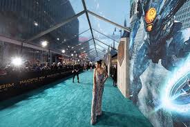 15 40 Productions On Instagram Shyrley Rodriguez Looking Fabulous On The Turquoise Carpet At The Pacific Rim Uprisi Movie Premiere In Hollywood Hollywood Usa