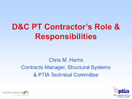 The end result is a design that aligns with the client's desires, is feasible, and is within the budgetary. D C Pt Contractor S Role Responsibilities