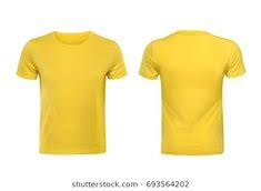 Yellow T Shirts Front And Back Used As Design Template T Shirt Image Yellow T Shirt T Shirt Design Template