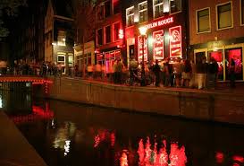 Red Light District View Of Moulin Rouge Amsterdam Amsterdam Tourist Amsterdam Things To Do In Amsterdam
