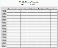 5 Free Weekly Planner Templates For Weather Printable