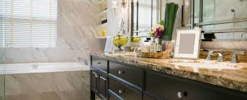 This bathroom had one big mirror and one sink in it, but there's plenty of space for a second sink and even more storage. Bathroom Vanity Remodeling And Design Ideas