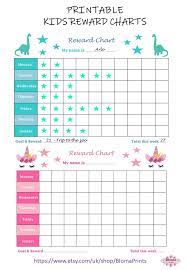 Reward Chart Unicorn Printable Children Kids Reward Chart Etsy Reward Chart Kids Reward Chart Kids Routine Chart