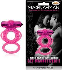 Amazon.com: Magna Man Magnetic Cock Ring (Magenta) with Free Bottle of Adult  Toy Cleaner : Health & Household