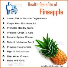 Health Benefits Of Pineapple Juice Fruits Nature Selfcaretips Foods For More Www Livealitt Pineapple Benefits Pineapple Health Benefits Juicing For Health