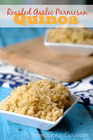 Roasted Garlic And Parmesan Simple Quinoa Recipe Recette De Quinoa Idee Recette Recettes De Quinoa