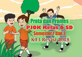 Prota Dan Promes Pjok Kelas 6 Sd Semester 1 Dan 2 K13 Revisi 2018 N A P A