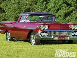chevy never made a 58 el camino but if they had made this car it would have been a best seller isn t chevy trucks classic cars trucks hot rods classic cars chevy trucks classic cars