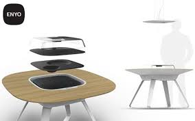 Built In Stove Dining Tables Enyo By Aaron Wansch Table Dinner Table Furniture Design