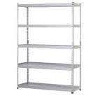 Husky 5-Tier Heavy Duty Steel Garage Storage Shelving Unit in Silver (48 in. W x 78 in. H x 24 in. D) MR482478W5