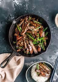 Chinese Stir Fried Eggplant And Green Beans The Plant Based Wok Recipe Green Beans Eggplant Dishes Green Bean Recipes