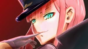 Обои на рабочий стол zero two аниме длиннопост сиськи darling in the franxx anime art. Darling In The Franxx Green Eyes Zero Two With Hat And Gloves 4k Hd Anime Wallpapers Hd Wallpapers Id 42326