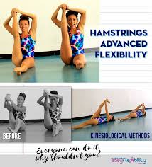 The Advanced Hamstrings Program Develops Full Control And Strength In The Deep Ranges Of The Hamst Cheer Flexibility Flexibility Workout Cheerleading Workouts
