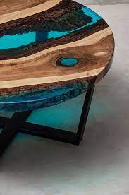 Midwest tropical fountain 25 gallon aqua coffee table aquarium tank brand: Aqua Coffee Table Malita Just Wood Resin Furniture Unique Tables Resin Table