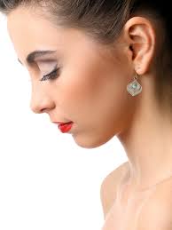 Silver Plated Turkish Ethnic Earrings for Women Afghan Vintage Jewelry Gift  for Her