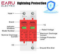 CHLT-40PV House Voltage Protector Device 2P 500V DC Low Voltage Arrester  Equipment 20u201140KA Photovoltaic Thunder Surge Protector For Power System