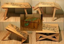 Ich Biete Einen Exklusiven Designer Tisch Transformer An Nur 2 Einfache Bewegungen Und Sie Couchtisch To Esstisch Trasform Design Tisch Esstisch Couchtisch