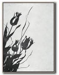 The photograph may be purchased as wall art, home decor, apparel, phone cases, greeting cards, and more. Get Flowers Trees Minimalist Art Black White Canvas Online