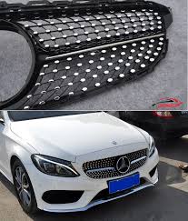 Grill Roast Picture More Detailed Picture About 2015 Abs Plastic W205 C450 Amg Diamond Black Mesh Racing Grill Grille For Mercedes Benz W205 New Mercedes Benz