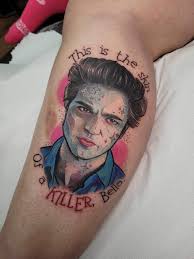 Musician Babati tattoos Diana Marua's name