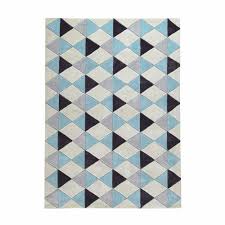 Tapis A Poils Courts Bleu 160 X 230 Cm Maisons Du Monde En 2020 Tapis Tapis Scandinave Tapis De Tissu